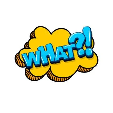 Pop art comic text Stock Illustration