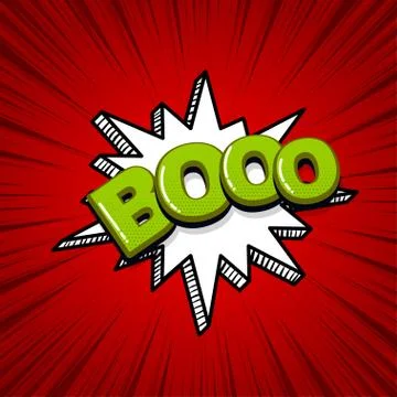 Pop art comic text Stock Illustration