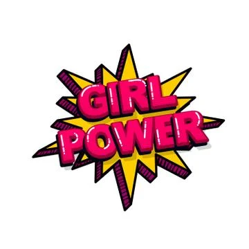 Pop art comic text Stock Illustration