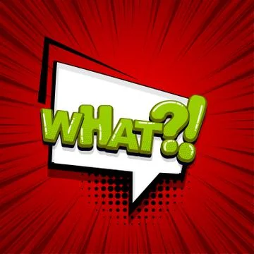 Pop art comic text Stock Illustration