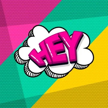 Pop art comic text Illustrazione stock