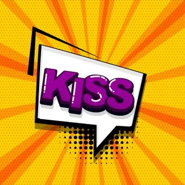 Pop art comic text Stock Illustration