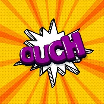 Pop art comic text Stock Illustration