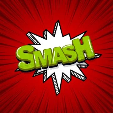 Pop art comic text Stock Illustration