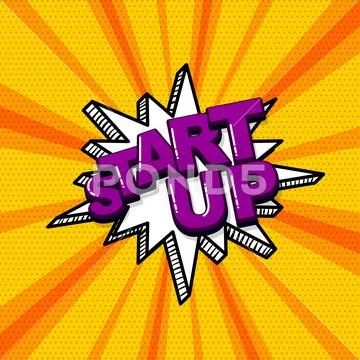 Pop art comic text 스톡 일러스트