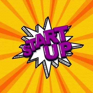 Pop art comic text Stock Illustration