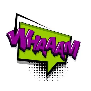 Pop art comic text イラスト素材