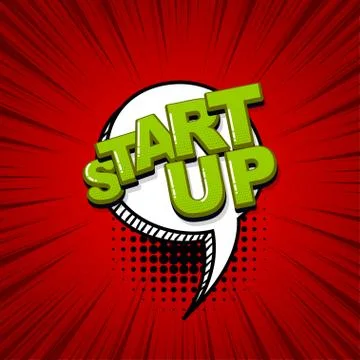 Pop art comic text Stock Illustration