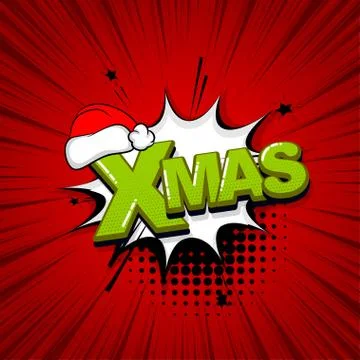 Pop art comic text Stock Illustration