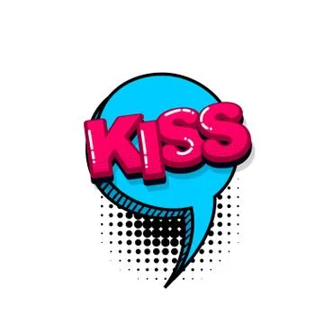 Pop art comic text Stock Illustration