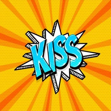 Pop art comic text speech bubble Illustrazione stock