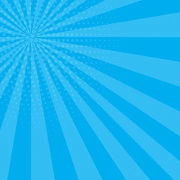 Pop art comic zoom background with lines and glow. Vector Illustration Stock Illustration