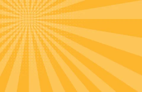 Pop art comic zoom background with lines and glow.  Illustration Stock Illustration
