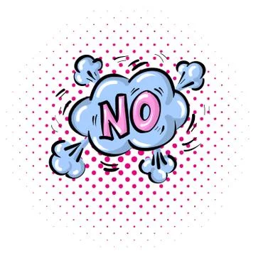 Pop art comics No speech bubble. Vector illustration Stock Illustration
