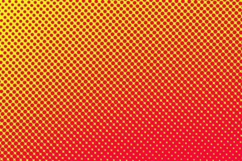 Pop art creative concept colorful comics book magazine cover. Polka dots Stock Illustration
