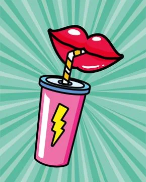 Pop art elements Illustrazione stock