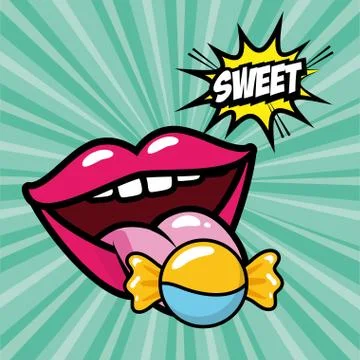 Pop art elements イラスト素材