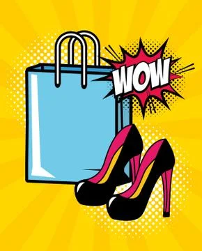 Pop art elements Stock Illustration
