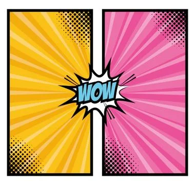 Pop art elements Stock Illustration