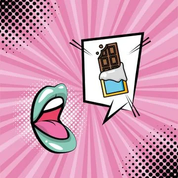 Pop art elements Stock Illustration