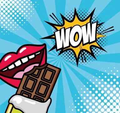 Pop art elements Stock Illustration