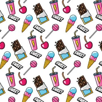 Pop art elements Stock Illustration