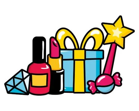 Pop art elements Stock Illustration