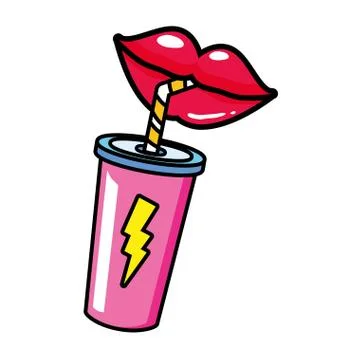 Pop art elements Illustrazione stock