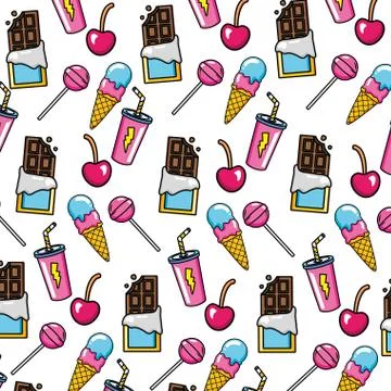 Pop art elements Illustrazione stock