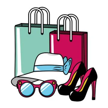 Pop art elements Stock Illustration