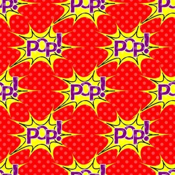 Pop Art explosion Stock Illustration