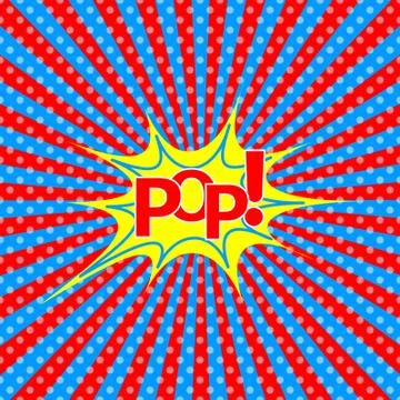 Pop Art Explosion Stock Illustration
