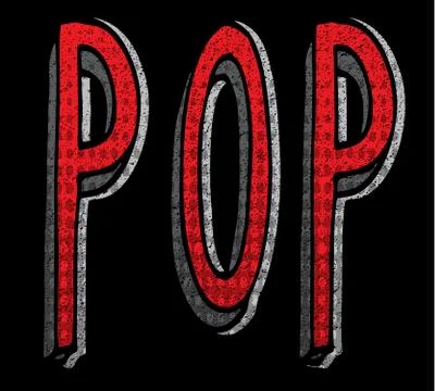 Pop art explosion over dotted background. vector illustration Stock Illustration