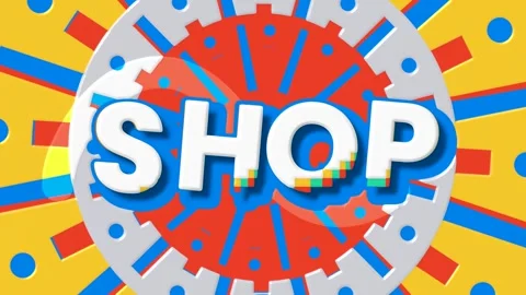 Pop Art Glitch Retail Text Bundle 9 Green Screen Marketing Buzzwords Video .. Video stock 336613062