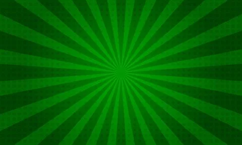Pop art green background comic cartoon Stock Illustration