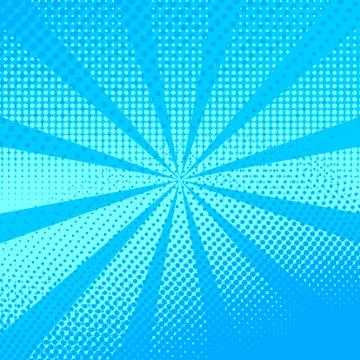Pop art halftone dotted background. Stock Illustration