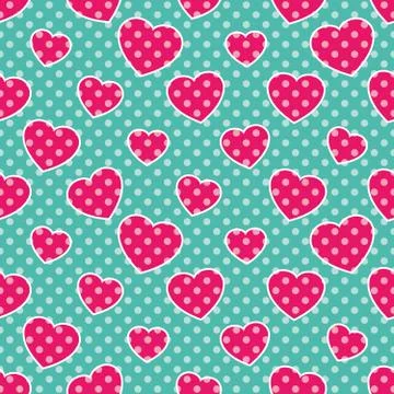 Pop-Art Hearts Stock Illustration