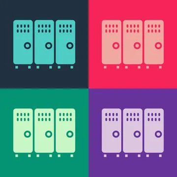 Pop art Locker or changing room for hockey, football, basketball team or work Stock Illustration