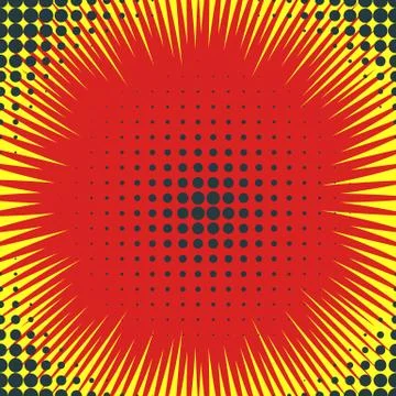 Pop Art multi colored background Stock Illustration