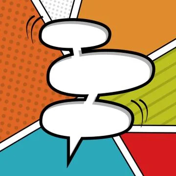 Pop art   over pattern    background vector illustration Stock Illustration