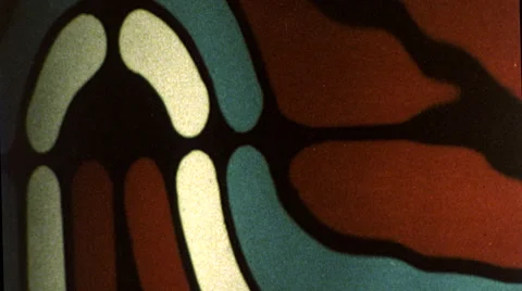 Pop Art Pattern Abstract Design Vintage Film Graphic Background Effect 10166 Stock Footage 68544808