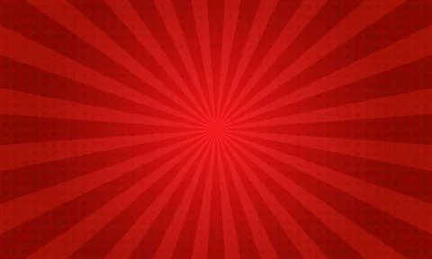 Pop art red background comic cartoon Stock Illustration