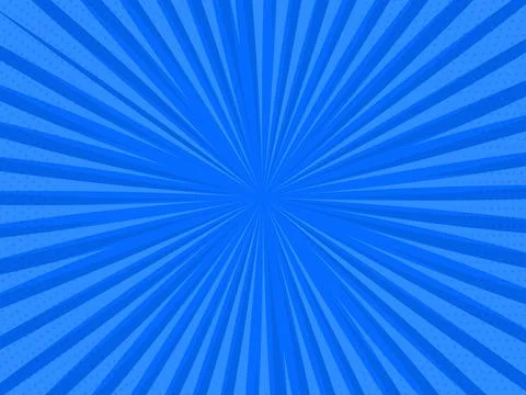 Pop art retro comic background. Lightning blast halftone dots. Vector illustr Illustrazione stock