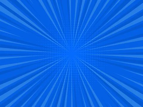 Pop art retro comic background. Lightning blast halftone dots. Vector illustr Illustrazione stock