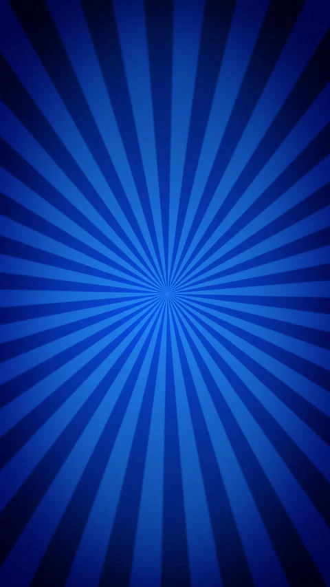 Pop art rotate background. Retro comic sunburst blue rays. Radial lines. Loop Stock Footage 277704413