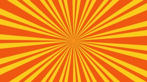 pop art shine lines orange background | Stock Video | Pond5