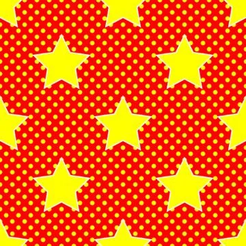 Pop Art Star Stock Illustration
