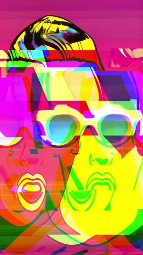 Pop Art Style Animation Retro Woman Ver Stock Video Pond5