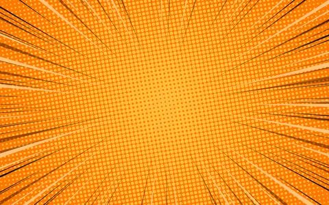 Pop art style comic book page background with blank space. Template with te.. 스톡 일러스트