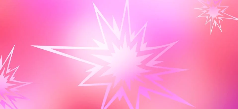 Pop art style exploding star shapes Illustrazione stock